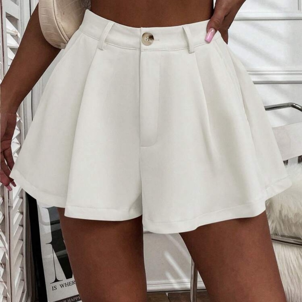 White Mini Skort